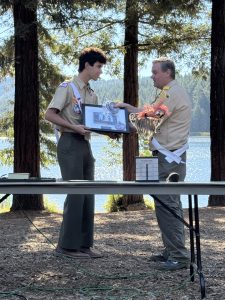 Section Adviser recognizing Section Chief